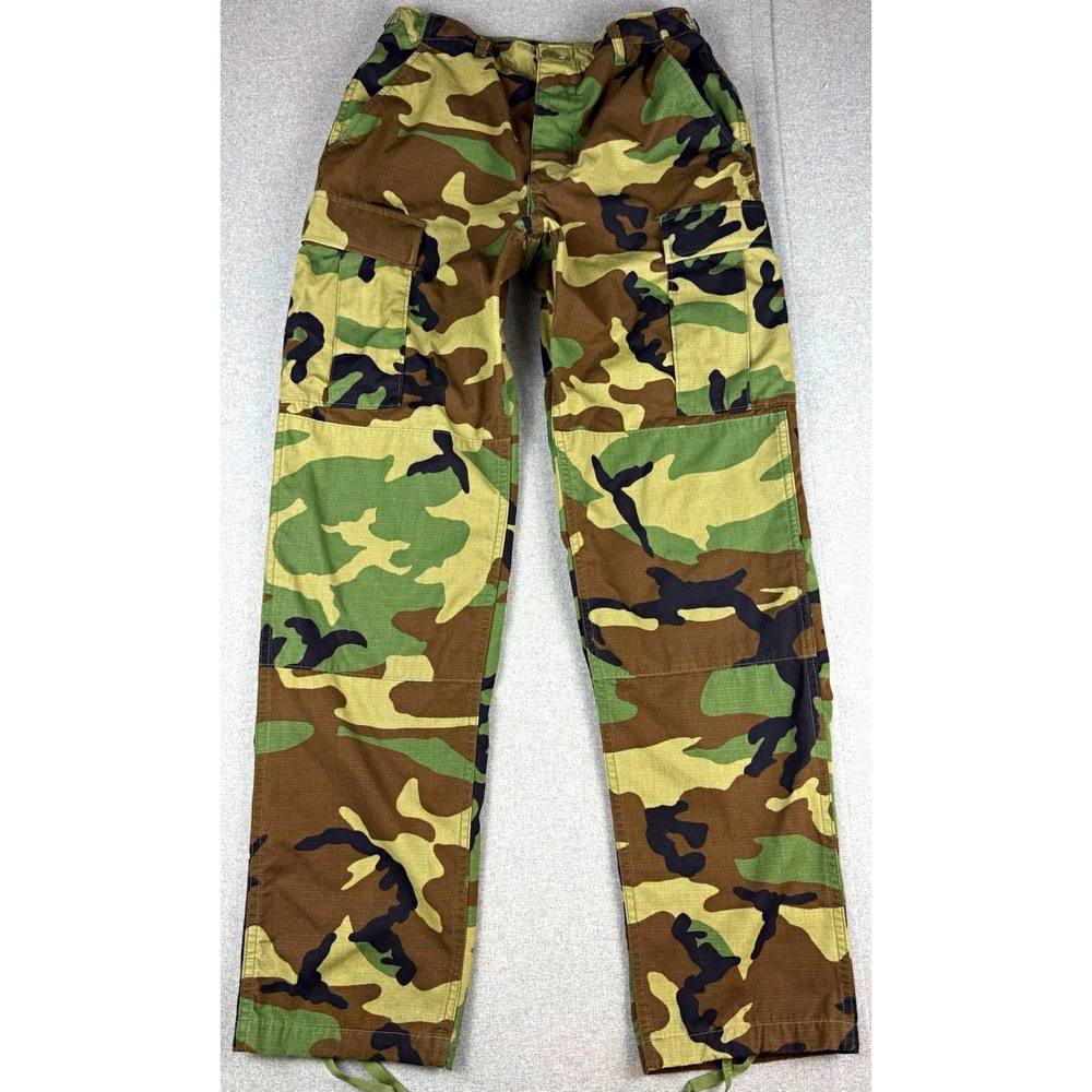 Propper Woodland BDU Combat Pants Small Long Military Camo Hot Weather USA